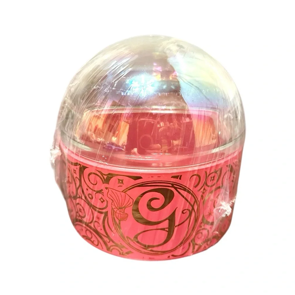 NWT Target Bullseye Playground Wicked Pink & Gold Glinda Glass Container